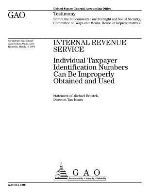 Internal Revenue Service: Individual Taxpayer Indentification Numbers Can Be Improperly Obtained and Used