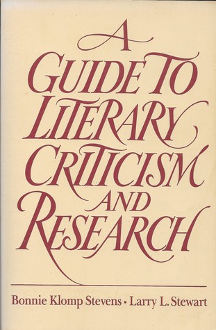 A guide to literary criticism and research