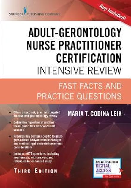 Adult-Gerontology Nurse Practitioner Certification Intensive Review: Fast Facts and Practice Questions (Book + Free App)