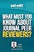 What must you know about journal peer reviewers? by Ozy Abram