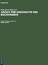 1987 (Archiv für Geschichte des Buchwesens, Band 29) (German Edition)