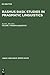 Pragmalinguistics by Jacob L. Mey