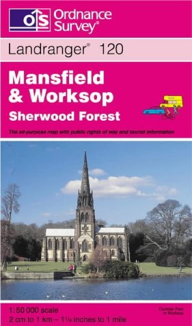 Mansfield and Worksop, Sherwood Forest (Landranger Maps)