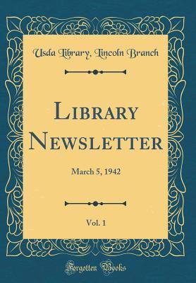 Library Newsletter, Vol. 1