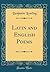 Latin and English Poems