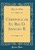 Chronica de El Rei D. Sancho II (Classic Reprint) (Portuguese Edition)