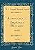 Agricultural Economics Rese...