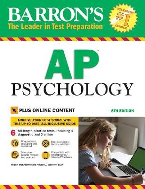 Barron's AP Psychology with Online Tests