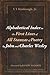 Alphabetical Index to the First Lines of All Stanzas of Poetry by John and Charles Wesley