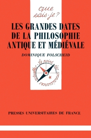 Les grandes dates de la philosophie antique et médiévale