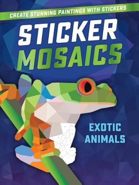 Sticker Mosaics: Exotic Animals