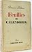 Feuilles de calendrier