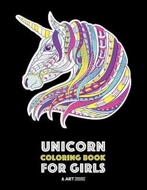 Unicorn Coloring Book For Girls: Advanced Coloring Pages for Tweens, Older Kids & Girls, Detailed Zendoodle Animal Designs & Patterns, Fairy Tale ... Practice for Stress Relief & Relaxation