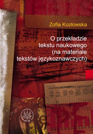 O przekładzie tekstu naukowego (na materiale tekstów językowych)