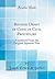 Revised Draft of Code of Civil Procedure: Translated From the Original Japanese Text (Classic Reprint)