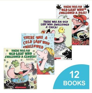 There Was An Old Lady Library of 12 Books Set (Paperback)