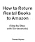 How to Return Rental Books to Amazon by Thomas Haynes