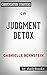 Judgement Detox​​​​​​​: by ...