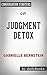 Judgement Detox​​​​​​​: by Gabrielle Bernstein | Conversation Starters