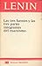 Tres fuentes y tres partes integrantes del marxismo