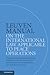 Leuven Manual on the International Law Applicable to Peace Op... by Terry Gill