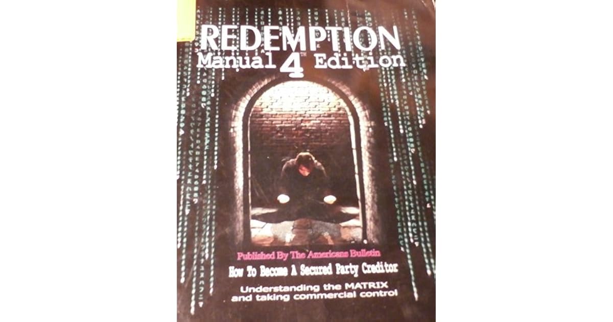 REDEMPTION Manual 4.5 Edition From GovernmentImposed Ignorance To