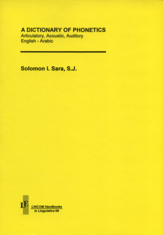 A Dictionary of Phonetics (Unknown Binding)