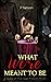 What We're Meant to Be (The...