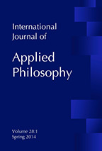 International Journal of Applied Philosophy, Vol 19:1, Spring 2005