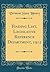 Finding List, Legislative Reference Department, 1912 by Vermont State Library