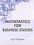 Mathematics For Business Studies