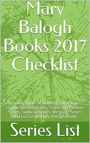Mary Balogh Books 2017 Checklist: Reading Order of Bedwyn Saga Series ...