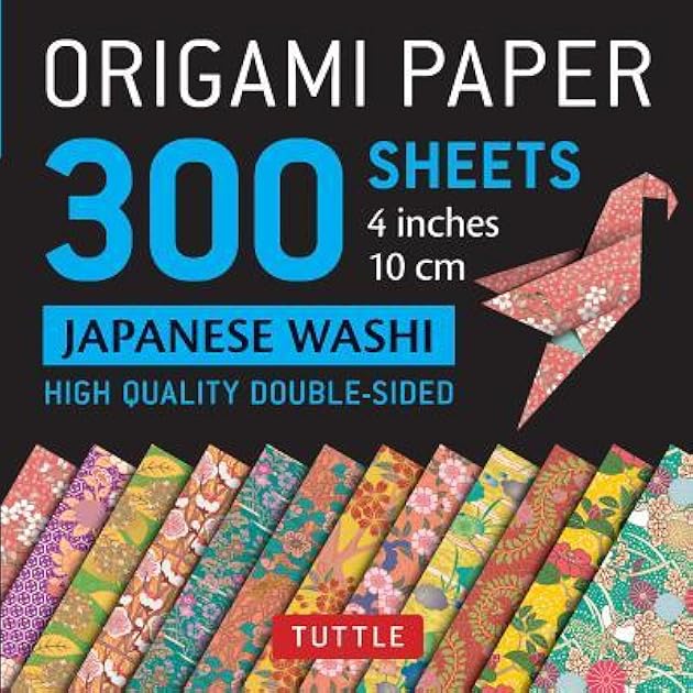 Origami Paper 300 sheets Japanese Washi Patterns 4