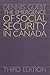 The Emergence of Social Security in Canada by Dennis Guest
