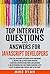 Top Interview Questions and Answers for JavaScript Developers: Face the JavaScript interview with confidence