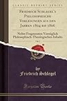 Friedrich Schlegel's Philosophische Vorlesungen aus den Jahren 1804 bis 1806, Vol. 2