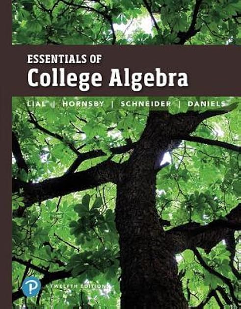 Essentials of College Algebra