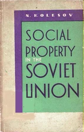 Social Property in the Soviet Union