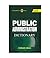 PUBLIC ADMINISTRATION DICTIONARY