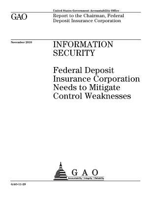 Information Security: Federal Deposit Insurance Corporation Needs to Mitigate Control Weaknesses