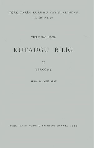 Kutadgu Bilig II - Tercüme
