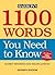 1100 Words You Need to Know
