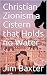 Christian Zionism a Cistern...
