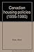 Canadian housing policies (1935-1980)