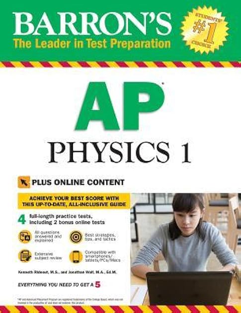 AP Physics 1 with Online Tests (Barron's AP Physics 1 and 2)