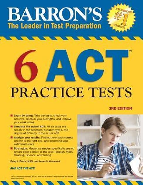 6 ACT Practice Tests (Barron's Test Prep)