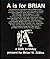 "A" is for Brian
