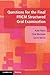 Questions for the Final FFICM Structured Oral Examination