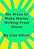 six ways to make money writ...