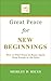 Great Peace for New Beginnings by Shirley Hicks
